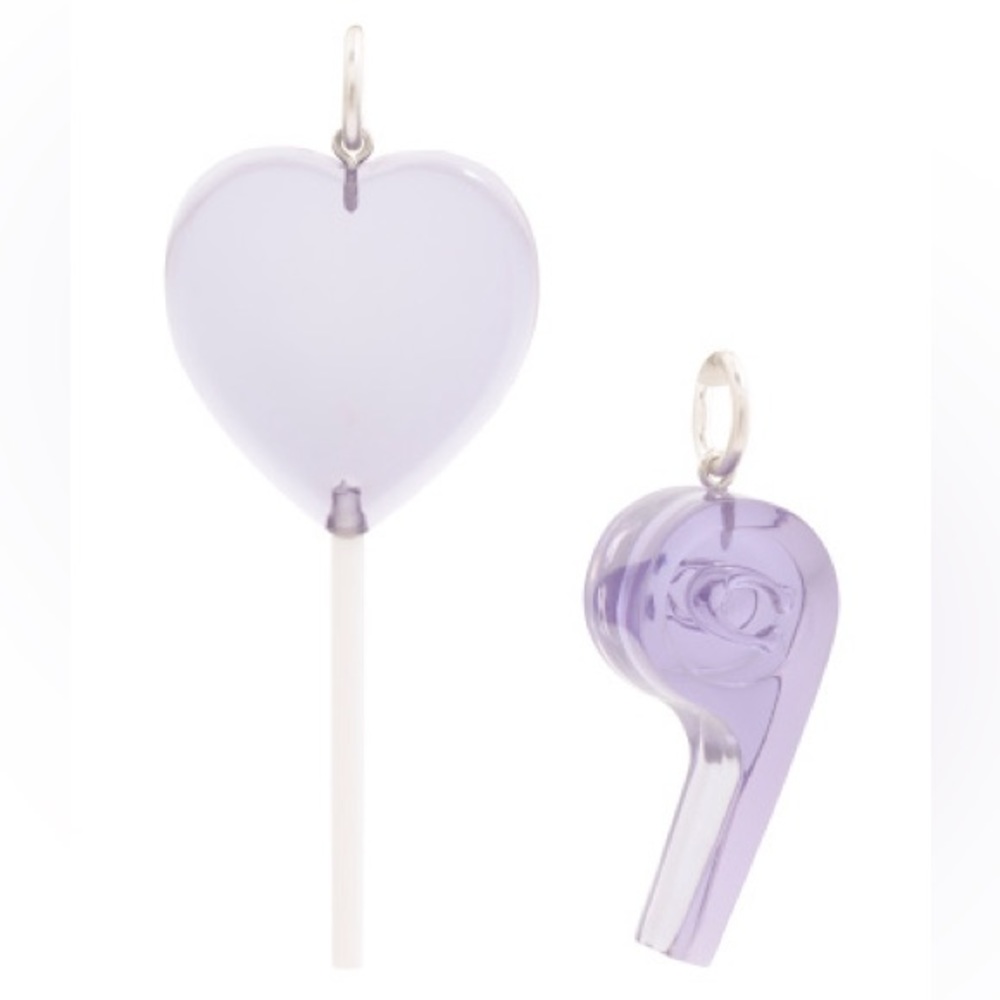 COACH Heart Lollipop Earrings - Picture 8 of 8